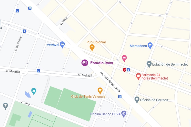 Localización Estudio Ítaca